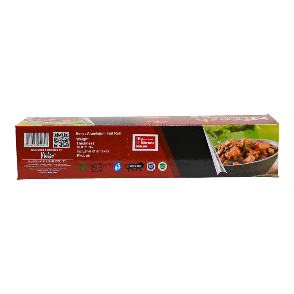 nfresh aluminium foil roll – 1kg | 11 microns thick
