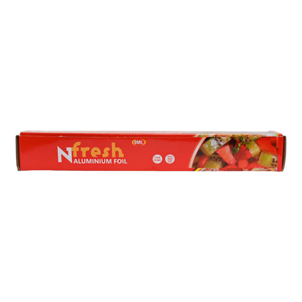 nfresh aluminium foil 9 meter – food grade, durable & safe for wrapping