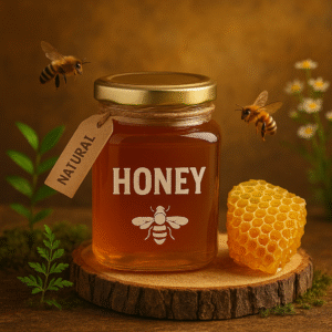 pure natural honey – 100% raw & unprocessed (340gm)
