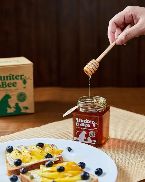 hunter bee wild organic honey – 100% pure
